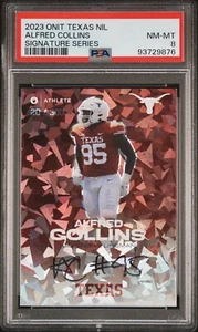 ONIT Texas Longhorns Signature 2023 - Alfred Collins PSA 8 - Imagen 1 de 3