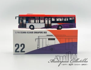 Singapore Bus Alloy Model 123 Route 1/110 - Picture 1 of 5