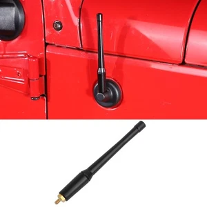 Antena corta de metal de 6" para Jeep Wrangler JK JKU JL JLU Rubicon Sahara 2007-2024 - Imagen 1 de 15