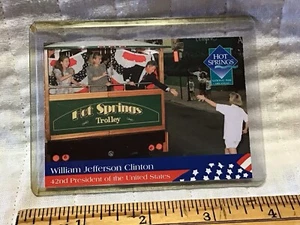 Bill Hillary Clinton Hot Springs Arkansas Trading Card 42nd President  - Picture 1 of 3