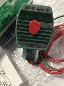 *New* Asco Red Hat 8262G2 Solenoid Valve, 1/8 2W NC 120/60 110/50 - Picture 1 of 5