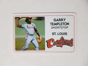 GARRY TEMPLETON 1981 PERMA-GRAPHICS SUPER STAR #10 ST. LOUIS CARDINALS - Picture 1 of 2