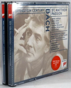 2 CDs SONY 1999 Bach ST MATTHEW PASSION Bernstein ADDISON SM2K-60727 - Imagen 1 de 5