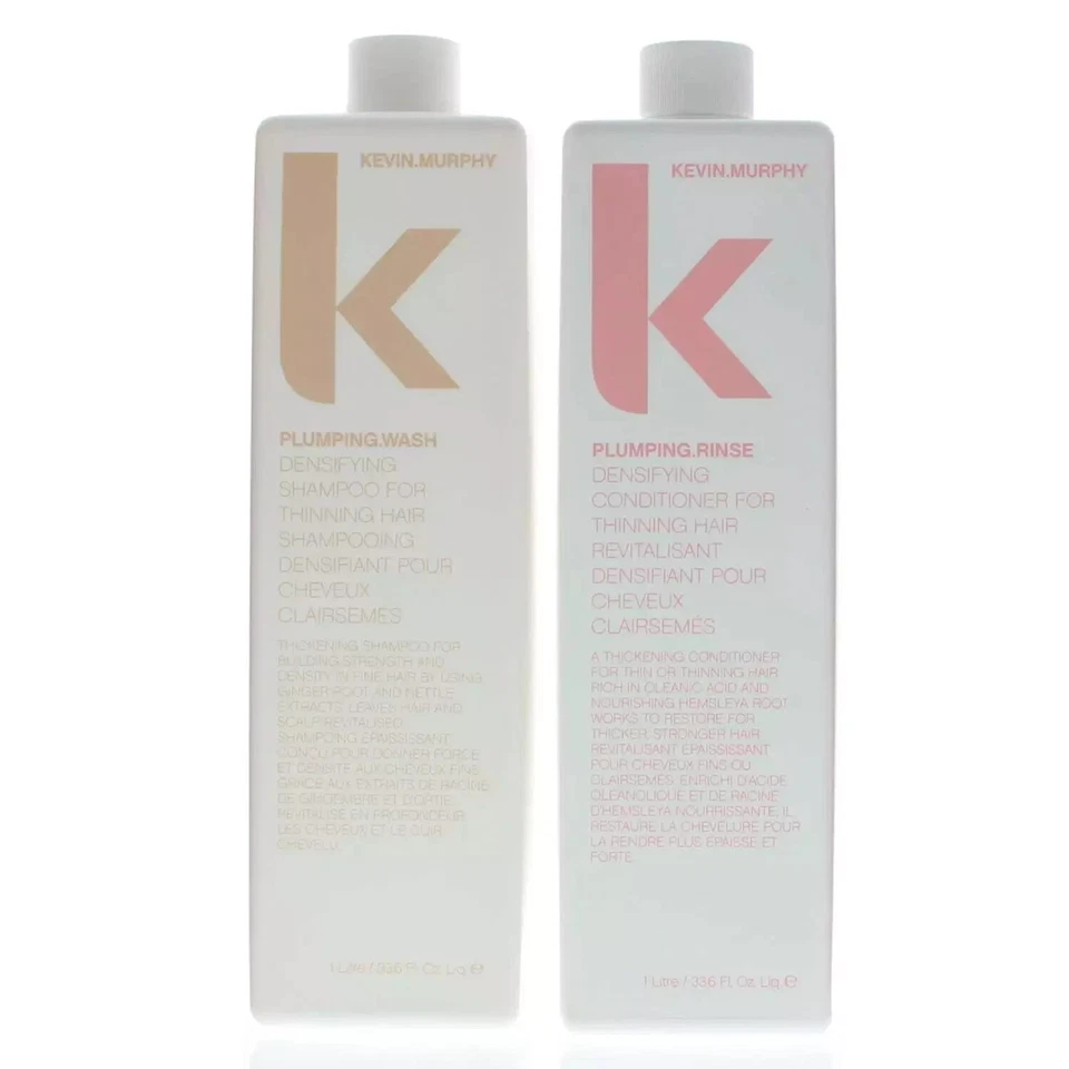 Kevin Murphy Plumping Juego de lavado y enjuague 1 litro 33,8 oz NUEVO ENVÍO RÁPIDO Foto 1 de 1