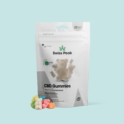 SWISS PEAK CBD CBD Gummies THC-Free Swiss Peak 1200mg Bear Gummies | Broad Spectrum