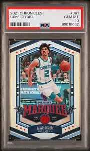 2021 Panini Chronicles #361 Lamelo Ball PSA 10 - Picture 1 of 2