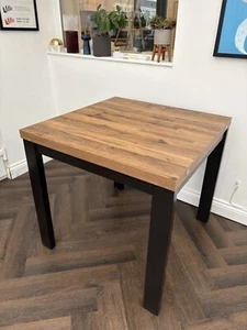 Next Bronx Dining Table Extending Square Oak Wood - Picture 1 of 7