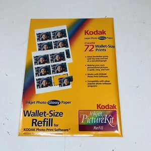 "Cartera Kodak tamaño 2,25 X 3,5"" papel brillante fotográfico de inyección de tinta 72 impresiones" - Imagen 1 de 2