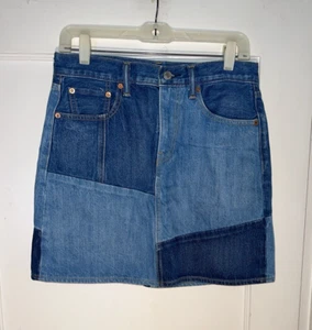 Levi’s Denim Patchwork Minirock Taschen Größe 28. d695 - Bild 1 von 11