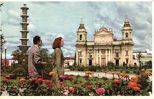Postal Publicitaria AEROLÍNEAS PANAMERICANAS Guatemala Catedral Aerolínea Panamericana - Imagen 1 de 2
