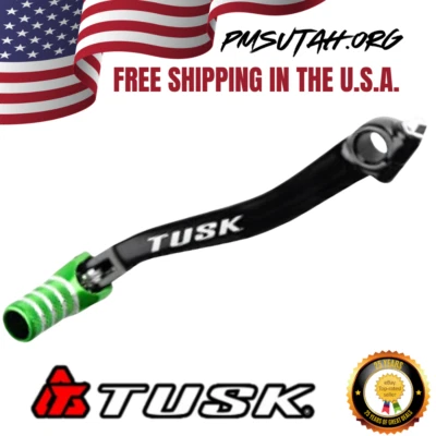 Pedal de cambio Tusk 2019-2025 Kawasaki KX 450 KX450 palanca de cambios del motor verde Foto 1 de 2