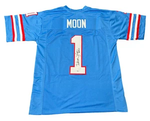 Warren Moon Signed Jersey w/ "HOF 06" PSA - Picture 1 of 3
