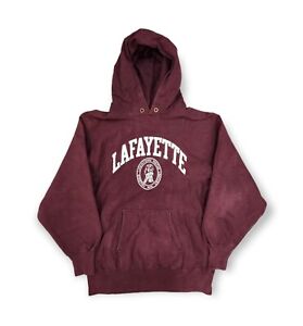 Vintage Lafayette College Champion Reverse Weave 90s Hoodie Pullover Mens XL
