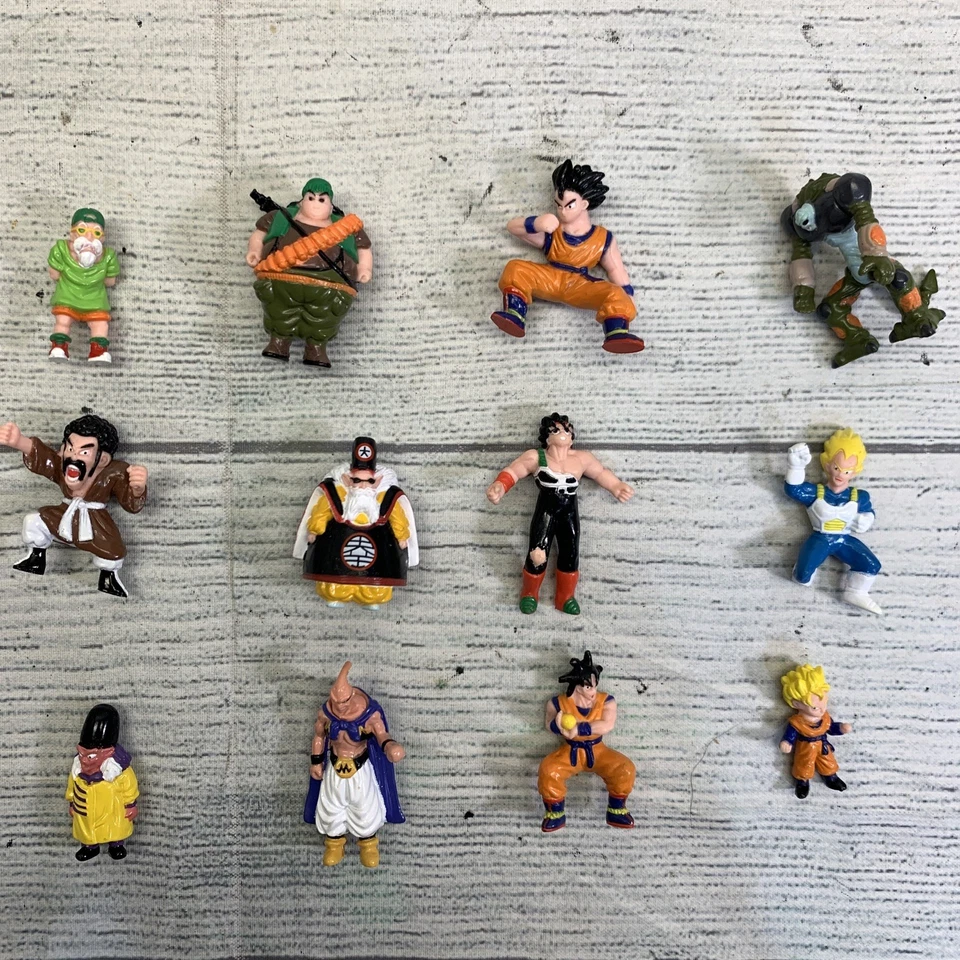 Lote de 12 mini figuras vintage de Dragonball Z (1989 B.S. S.T.A.) Figuras raras buenas Foto 1 de 4