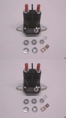Paquete de 2 solenoides para Murray 7701100MA Snapper 7075691YP Toro 111674 532146154 Foto 1 de 3