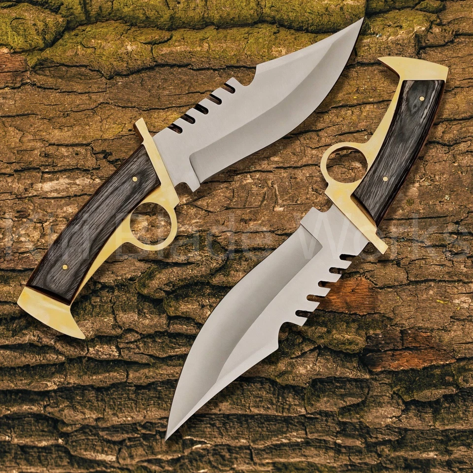 Set of 2 Daryl Dixon The Walking Dead Replica Knifes Handmade Stainless Steel. - Image 1 of 4