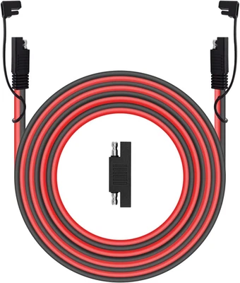 10 AWG 20 FT Pure Copper SAE to SAE Extension Cable Quick Disconnect Connector f - Image 1 of 4