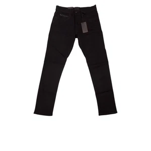 Steve's Jeans Slim Fit Stretch Schwarz Denim Hose Größe 32 W 32 L 32x32 Neu - Bild 1 von 7