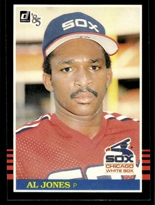 1985 Donruss Al Jones Rookie Chicago White Sox #404 - Image 1 of 2