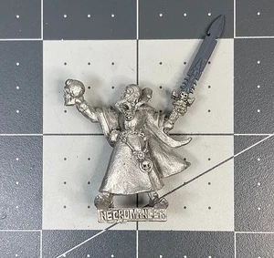 Vampire Counts NECROMANCER undead classic warhammer metal GW mordheim OOP AC25 - Picture 1 of 2