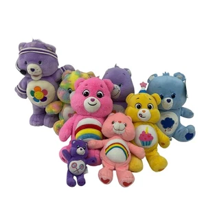 LOTE MIXTO COLORIDO USADO 5 libras cuidado osos personajes muñecas de peluche juguetes de peluche - Imagen 1 de 9