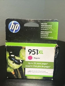 Genuine HP 951XL Magenta High Yield Ink Cartridge ORIGINAL New Sealed CN047AN - Picture 1 of 4