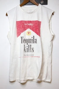 Camiseta Los Sundays Tequila Kills Boredom L Mangas Cortadas Pre-Amada - Imagen 1 de 4