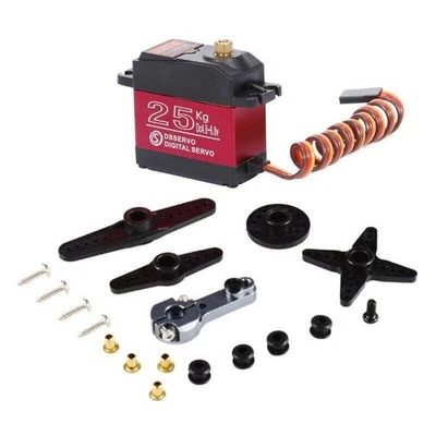 DS3225 Servo 25KG Metal Gear Digital Waterproof Servo for 1/8 1/10 1/12 RC Car - Image 1 of 4
