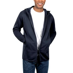 Kirkland Signature Men’s Full Zip Hooded Fleece Sweater (Select Size & Color) - Picture 1 of 15