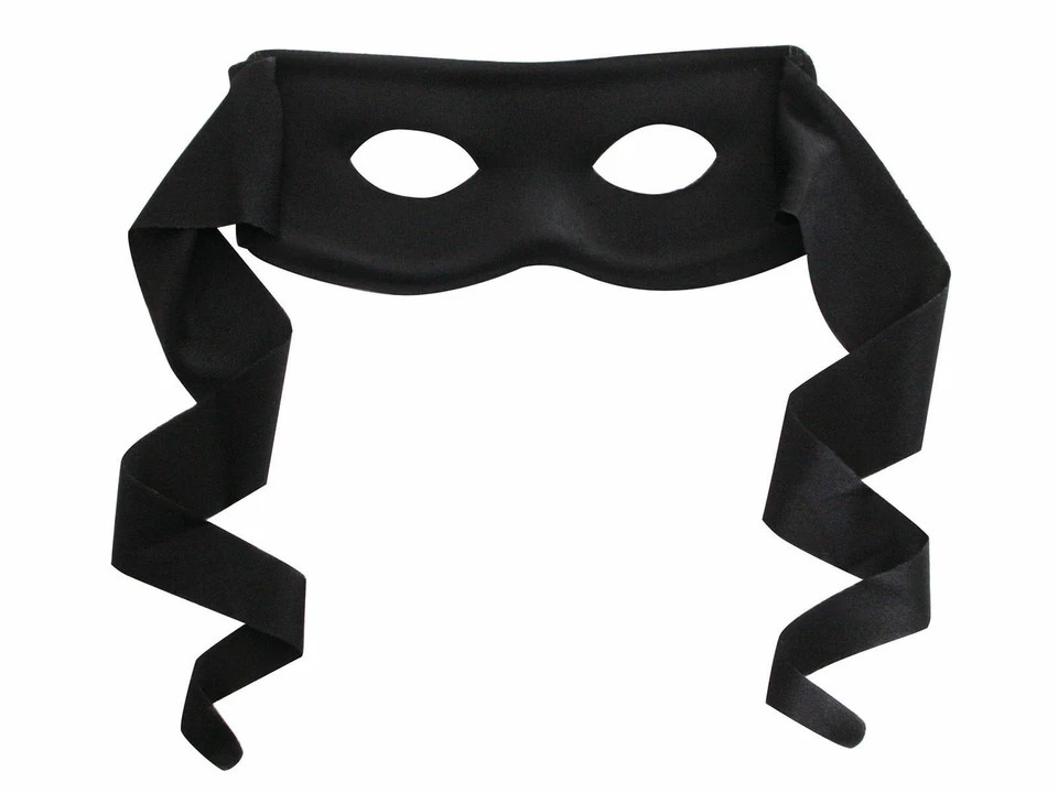 New Makeup Ball Half Zoro Eye Mask Bandit Superhero Ninja Lone Ranger Costume - Image 1 of 4