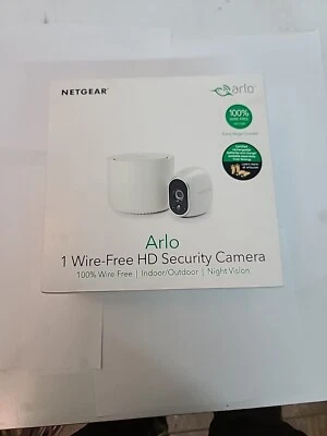 Беспроводная домашняя камера видеонаблюдения высокой четкости Netgear Arlo ночное видение для помещений/улицы - Изображение 1 из 4