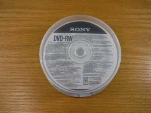 20-Pack SONY 120 Min 4.7GB 1-2x Blank DVD-RW Disc New (Unsealed) - Picture 1 of 4