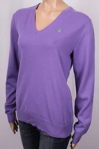 Ralph Lauren Blue Label Purple Cashmere Crewneck Sweater NWT $298 - Picture 1 of 1