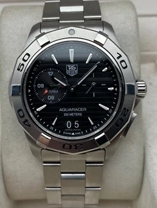 *Box/Papers* Tag Heuer Aquaracer Alarm Gents Watch WAP111Z.BA0831 39mm - Picture 1 of 13