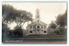 c1910's View Of Congo Church Lebanon New Hampshire NH RPPC Photo Postcard