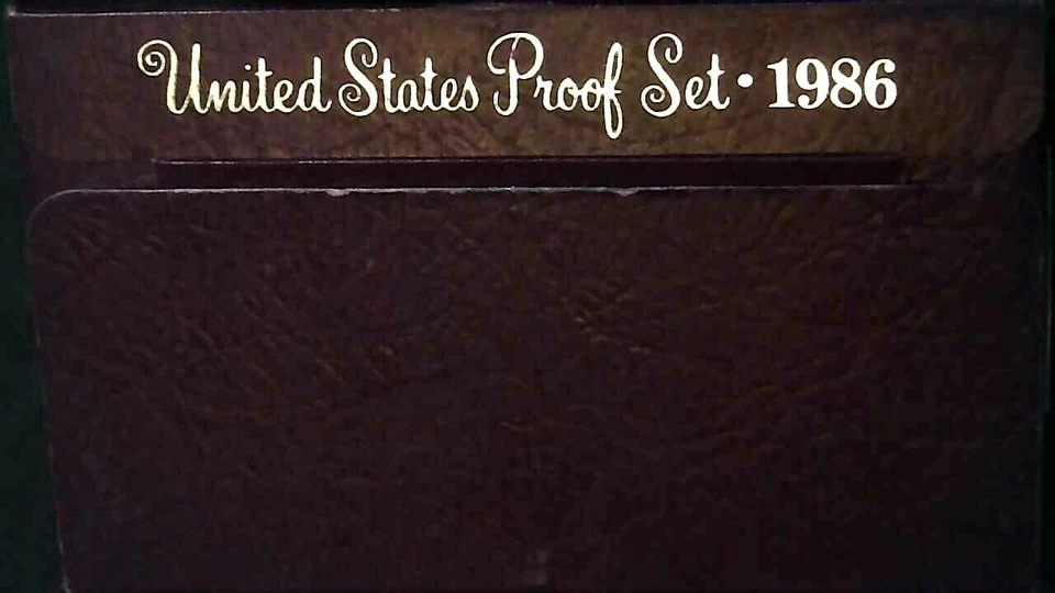 1986-S US Proof Mint Set 5 Coins CLAD 21ssh0715-3 - Image 1 of 4