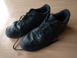 Nike Men's Air Force 1 Black Lace Up Sneakers Size 13 CW2288-001 - Picture 1 of 5