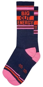 Calcetines BIG CLIT ENERGY de Gumball Poodle Acanalados Gimnasio Crew Calcetines Novedad Regalo - Imagen 1 de 4