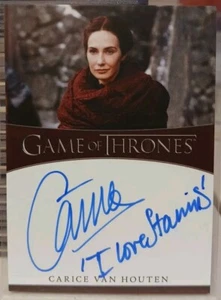 Game Of Thrones Complete Series V2 Carice van Houten Inscription Auto Melisandre - Picture 1 of 2