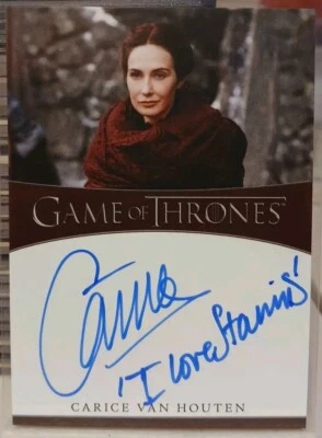 Game Of Thrones Complete Series V2 Carice van Houten Inscription Auto Melisandre - Image 1 of 2