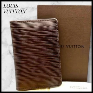 Louis Vuitton Epi Organizer de Pochette Noir Kartenetui M63582 SP0034 Mokka - Bild 1 von 13