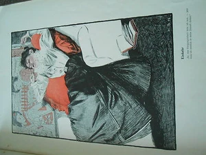 Einkehr Illustré Eduard Thöny Print Art 1901 - Picture 1 of 1