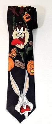 Винтажный галстук для Хэллоуина Looney Tunes Mania, 1995 - Изображение 1 из 4