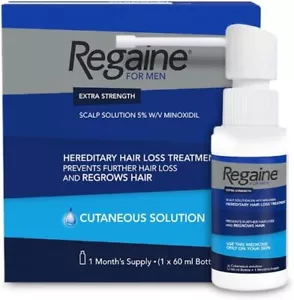 Regaine for Men Extra Strength Hair Loss and Hair Growth Scalp Solution with Mi - Picture 1 of 6