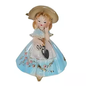 Josef Originals Mary Quite Contrary Nursery Rhyme Garden Girl Figurine REPAIR - Picture 1 of 12
