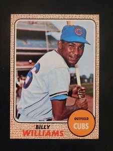 Tarjeta de béisbol 1968 Topps #37 Billy Williams (en muy buen estado+) Bargin Bin - Imagen 1 de 2