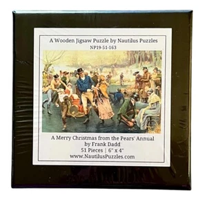 NAUTILUS Wooden Puzzle ~ A MERRY CHRISTMAS FROM THE PEARS ANNUAL~51 pcs ~NEW NIB - Picture 1 of 2