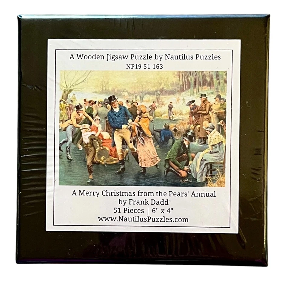 NAUTILUS Wooden Puzzle ~ A MERRY CHRISTMAS FROM THE PEARS ANNUAL~51 pcs ~NEW NIB - Image 1 of 2