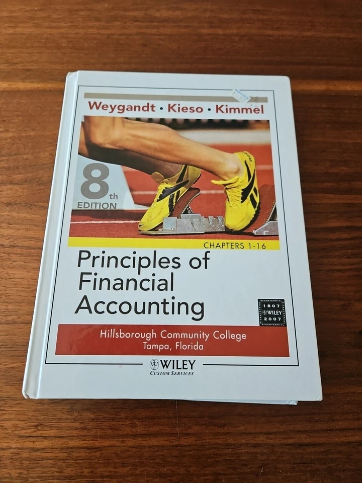 PRINCIPLES OF FINANCIAL ACCOUNTING, 8TH EDITION, CUSTOM By Weygandt  HC LN - Image 1 of 4