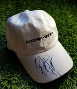 Rick Hendrick Signed Corvette Autographed White Hat JSA/COA S52678   - Picture 1 of 3